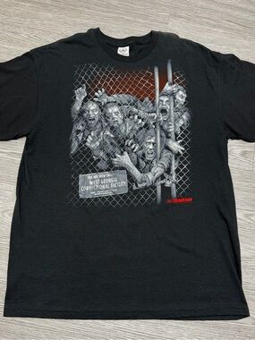 The Walking Dead AMC Zombie Graphic Shirt Sz XL Mens West Georgia Correctional